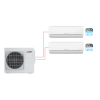 MITSUBISHI ELECTRIC MSZ-HJ25VA ER1+MSZ-HJ35VA ER1 / MXZ-3HJ50VA ER1 мульти сплит-система 